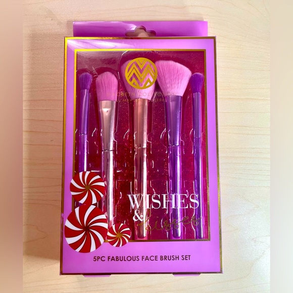 New Macbeth Collection By Margaret Josephs 5pc Face Brush Set - Picture 1 of 2